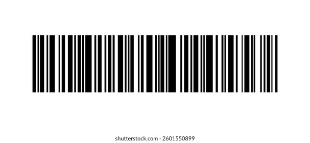 Barcode sample vector illustration. Code strips background.