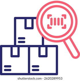 Barcode Scan Icon Color Vector Illustration