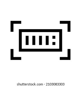 Barcode Scan icon isolated on white background