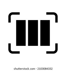 Barcode Scan icon isolated on white background