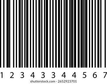 Ícone de digitalização de código de barras. código de barras de vetor. Simples código de barras falso. Ícone de distribuição de produto do código de barras Digitalize meu texto. Uso do smartphone. pagamento e identificação. Digitalizar coleção de estrutura de tópicos de ícone de código de barras 
