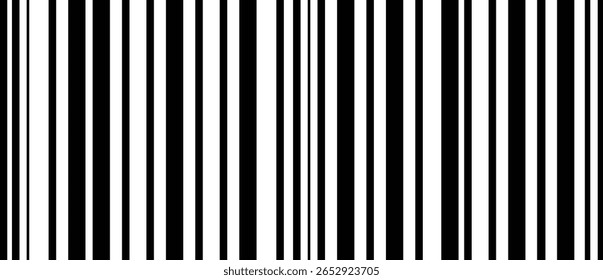 Ícone de digitalização de código de barras. código de barras de vetor. Simples código de barras falso. Ícone de distribuição de produto do código de barras Digitalize meu texto. Uso do smartphone. pagamento e identificação. Digitalizar coleção de estrutura de tópicos de ícone de código de barras 
