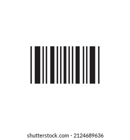 Barcode scan icon vector illustration Flat design style