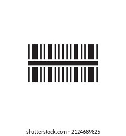 Barcode scan icon vector illustration Flat design style