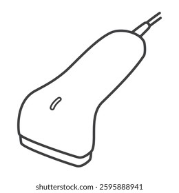 Barcode Scanner. Cashless Payment. Vector illustration.