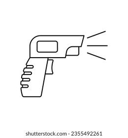 Barcode Scanner Icon Design. isolated on white background. vector illustration. 