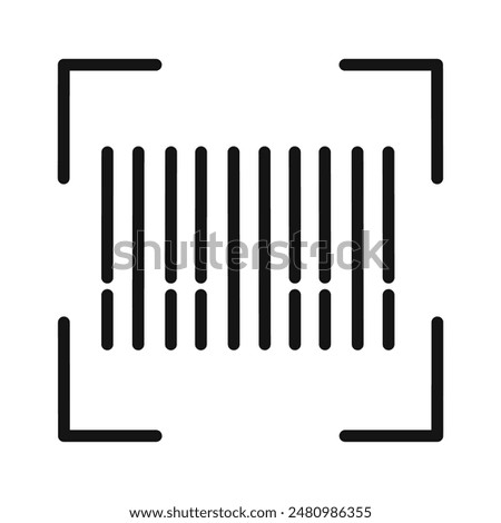 Barcode Scanner Icon for Inventory and Retail Management