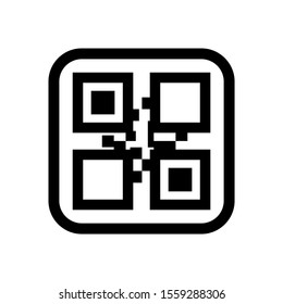 barcode scanner icon isolated sign symbol vector illustration - high quality black style vector icons
