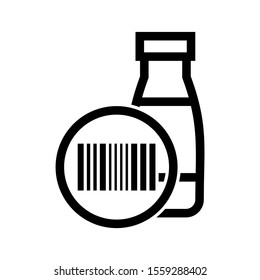 barcode scanner icon isolated sign symbol vector illustration - high quality black style vector icons
