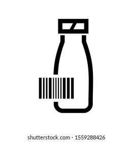 barcode scanner icon isolated sign symbol vector illustration - high quality black style vector icons
