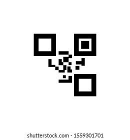 barcode scanner icon isolated sign symbol vector illustration - high quality black style vector icons
