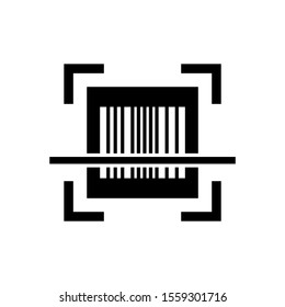 barcode scanner icon isolated sign symbol vector illustration - high quality black style vector icons
