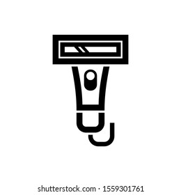 barcode scanner icon isolated sign symbol vector illustration - high quality black style vector icons
