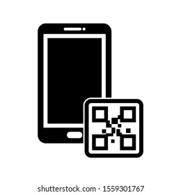 barcode scanner icon isolated sign symbol vector illustration - high quality black style vector icons
