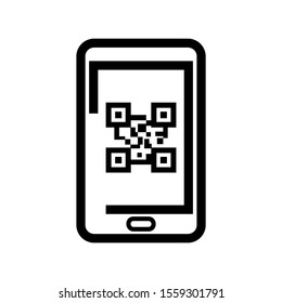 barcode scanner icon isolated sign symbol vector illustration - high quality black style vector icons
