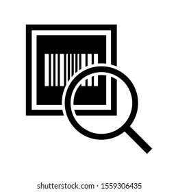 barcode scanner icon isolated sign symbol vector illustration - high quality black style vector icons
