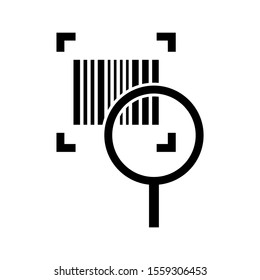 barcode scanner icon isolated sign symbol vector illustration - high quality black style vector icons
