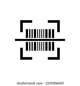 barcode scanner icon isolated sign symbol vector illustration - high quality black style vector icons
