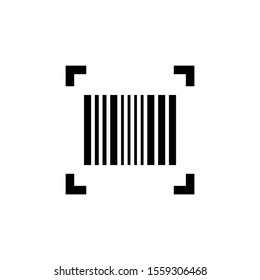 barcode scanner icon isolated sign symbol vector illustration - high quality black style vector icons
