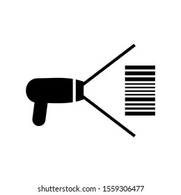 barcode scanner icon isolated sign symbol vector illustration - high quality black style vector icons
