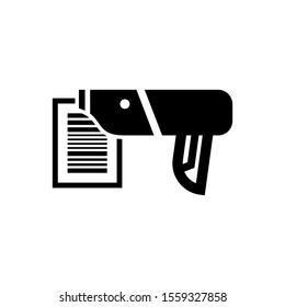 barcode scanner icon isolated sign symbol vector illustration - high quality black style vector icons
