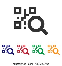 Barcode scanner icon,QR code reader vector sign,simple illustration for graphic design, web and mobile platforms