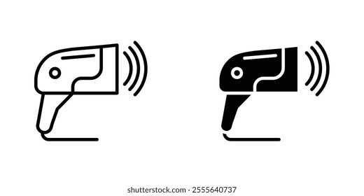 Barcode scanner icons for app and websites.