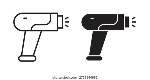 Barcode scanner icons symbol. vector illustration pack for apps and designs
