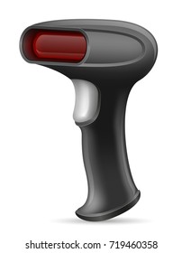 barcode scanner stock vector illustration isolated on white background
