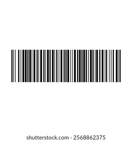 Barcode scratched, line bar stickers icon isolated on white, clipping path