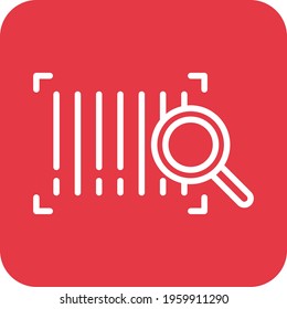 Barcode, search, scan icon vector image. Can also be used for Delivery and logistics. Suitable for use on web apps, mobile apps and print media.