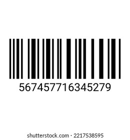 Barcode. Barcode template. Vector illustration.