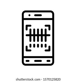 Barcode vector, Black friday related flat icon