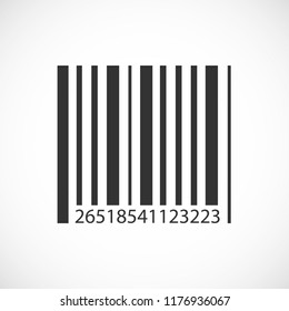 barcode vector icon 10 eps