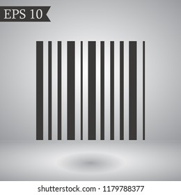 barcode vector icon 10 eps