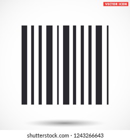 barcode vector icon 10 eps