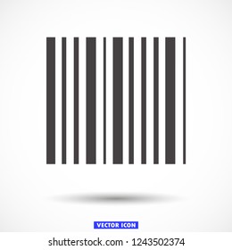 barcode vector icon 10 eps