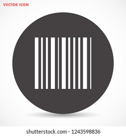 barcode vector icon 10 eps
