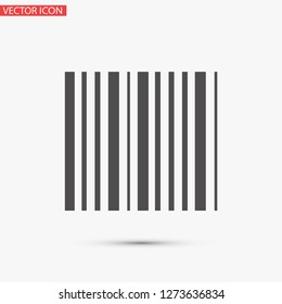 barcode vector icon 10 eps