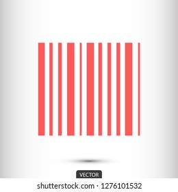 barcode vector icon 10 eps