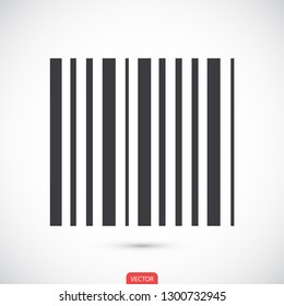 barcode vector icon 10 eps