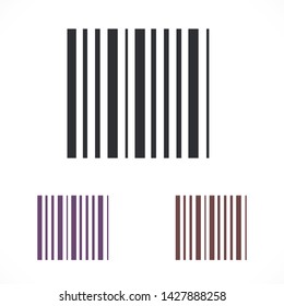 barcode vector icon 10 eps , Lorem ipsum Flat design