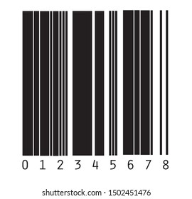 Barcode vector icon 10 eps. Flat design