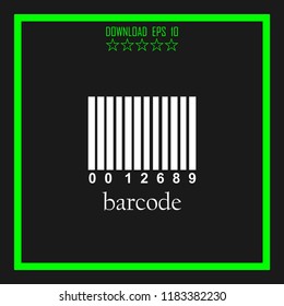 barcode vector icon