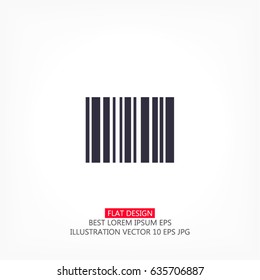 Barcode Vector icon