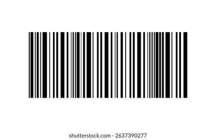 Barcode vector icon or bar code scan label for product price tag. trendy bar code for web icon. Easily editable