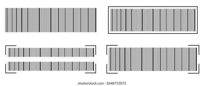 Barcode vector icon or bar code scan label for product price tag. trendy bar code for web icon. Barcode vector icon. barcode icon for selling, Product Barcode, Trendy bar code for web .