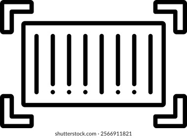 Barcode vector icon. Can be used for printing, mobile and web applications.