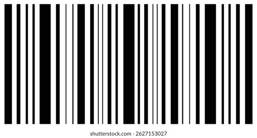 Barcode vector icon. Code stripes sticker, Barcode label illustration. Bar code design for product.	
