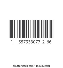 barcode vector icon illustration design template